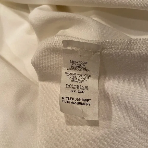 Soprano White Zipper Dress - Picture 6 of 6